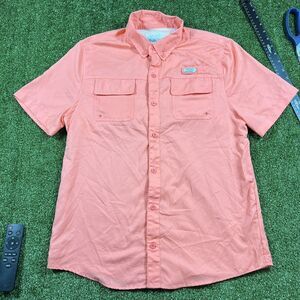 Ocean & Coast Youth Short Sleeve Fishing Shirt Pink XL
